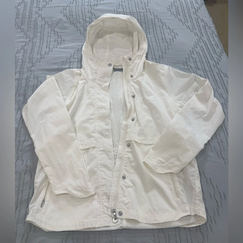 Athleta White Aerate Jacket Lightweight Casual Wear - Picture 3 of 16